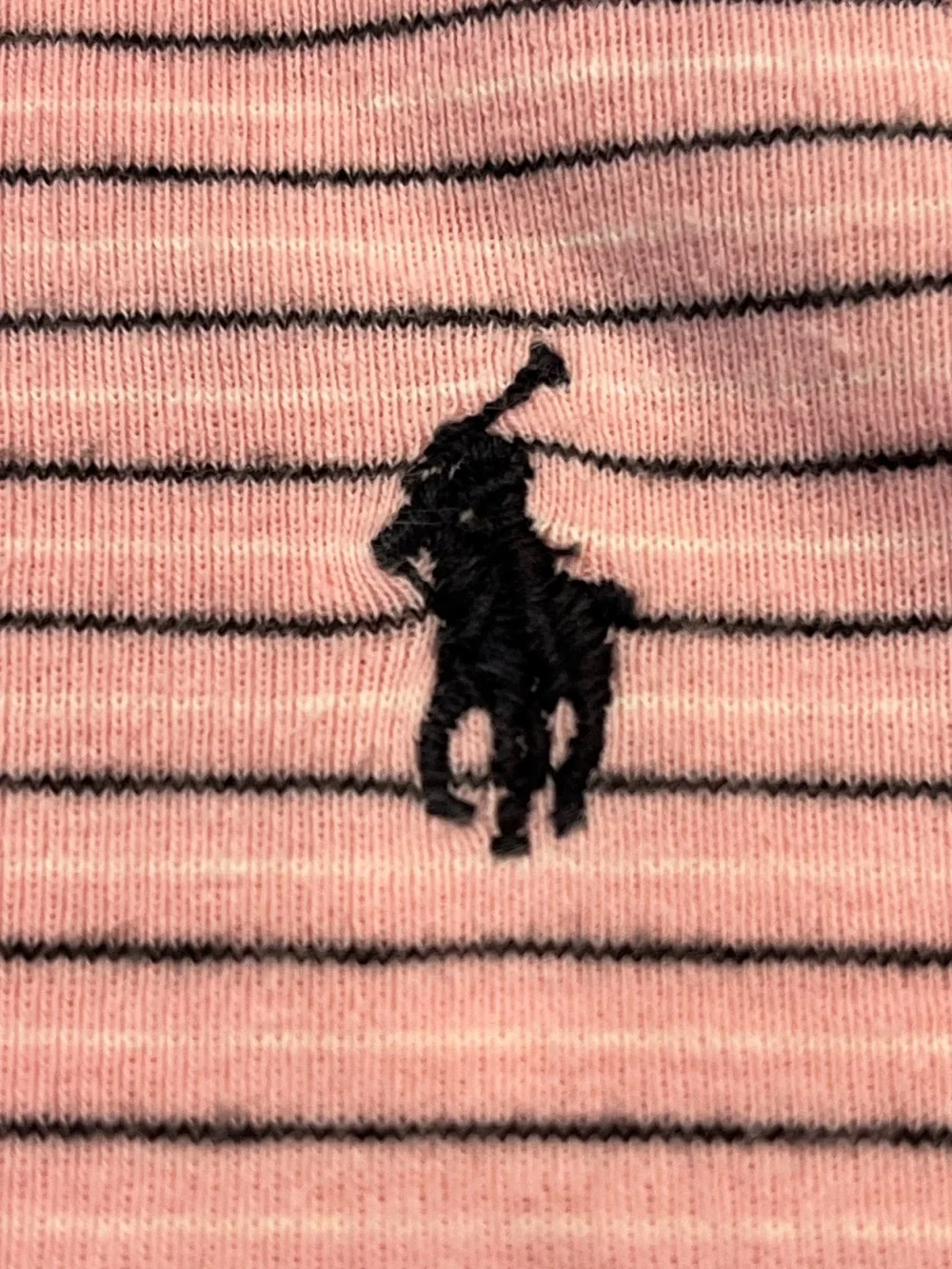 Ralph Lauren 90s Pink Navy Striped A Line Polo Vintage Dress 2T
